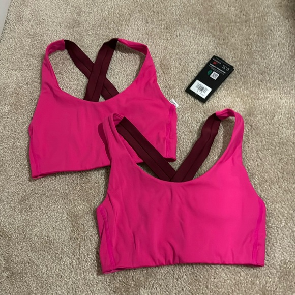 New Balance Other - 2 new balance fuel bras - pink fuchsia